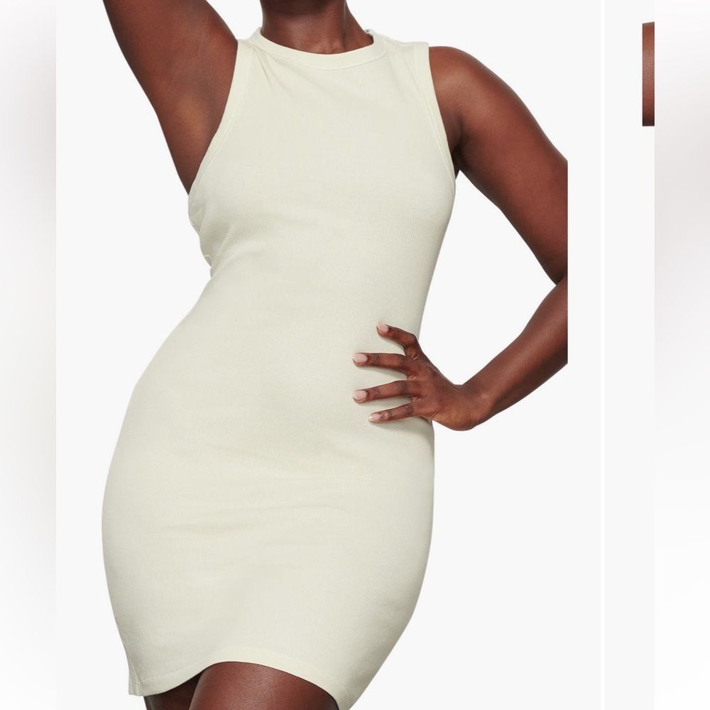 SKIMS Stretch Cotton Rib Dress
